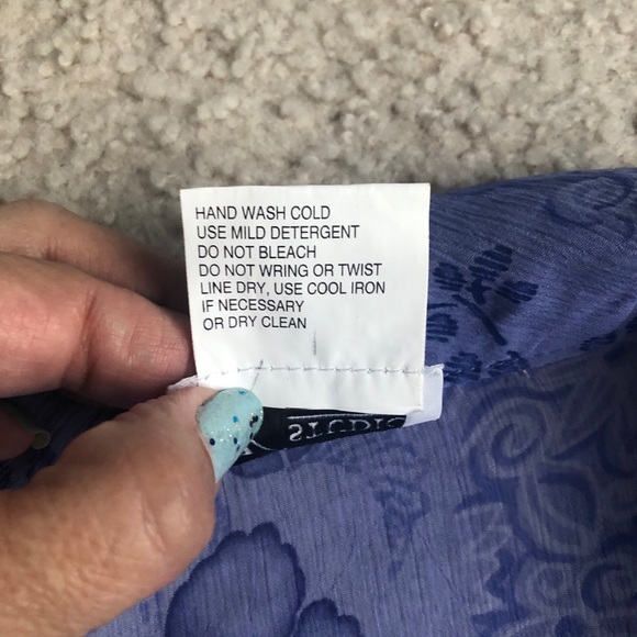 K Studio 2-Piece Purple Print Dress sz 14 - Picture 13 of 14